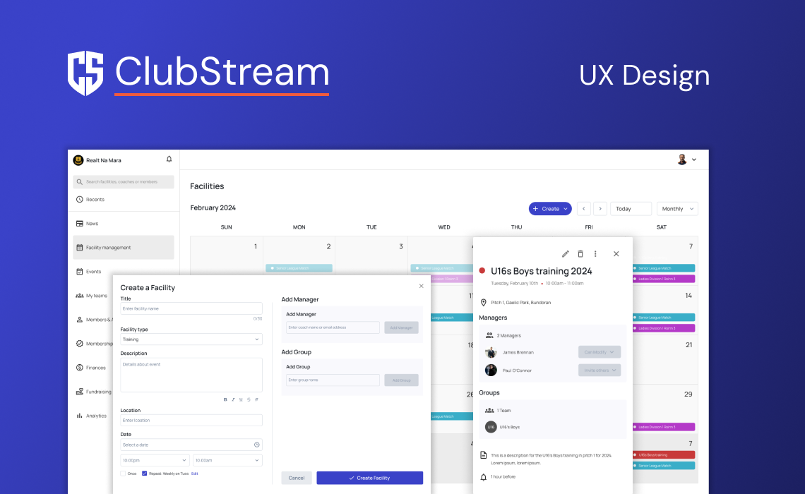 Clubstream - Desktop